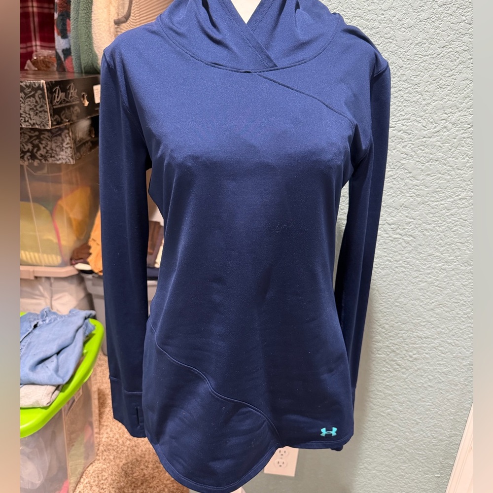 Under Armour Women's Navy Crossover Hoodie